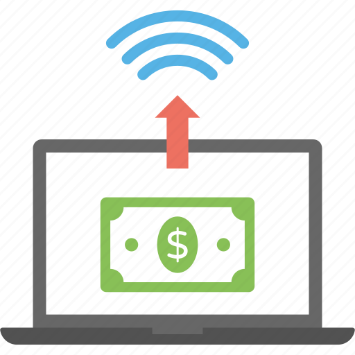 Banking website, digital banking, online banking, wifi banking, wireless banking icon - Download on Iconfinder