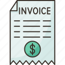 invoice, receipt, price, payment, purchase