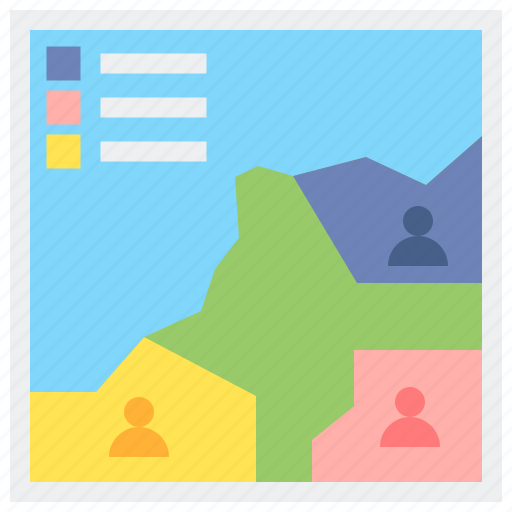 Data, geodemographics, location, research icon - Download on Iconfinder