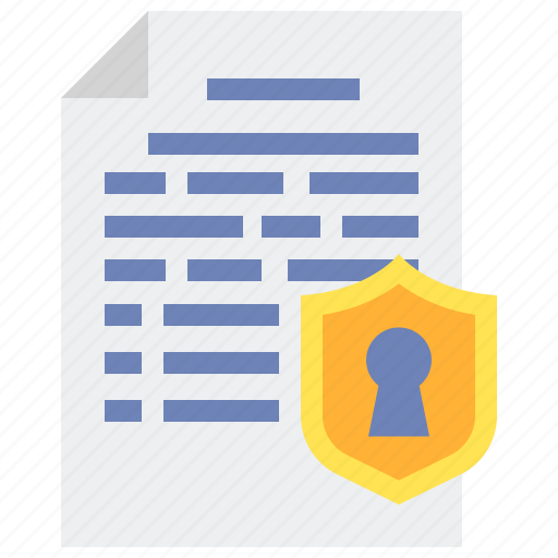 Document, policy, privacy icon - Download on Iconfinder