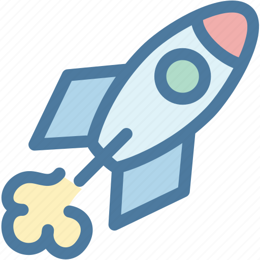 Brand, energy, fast, project launch, rocket, space, startup icon - Download on Iconfinder