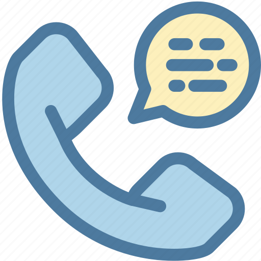 Call, communication, dialogue, incoming, message bubble, phone, talk icon - Download on Iconfinder