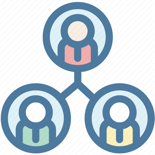 Company, connection, hierachy, leader, management, team building, teamwork icon - Download on Iconfinder