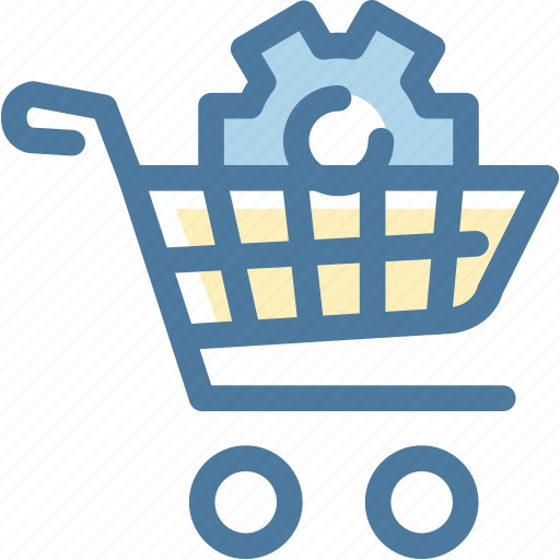 Basket, cart, ecommerce, edit, gear, settings, shopping bag icon - Download on Iconfinder