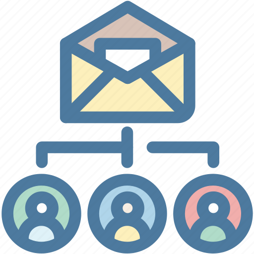 Alias, contact list, email, mail, receivers, subscribers, subscription list icon - Download on Iconfinder
