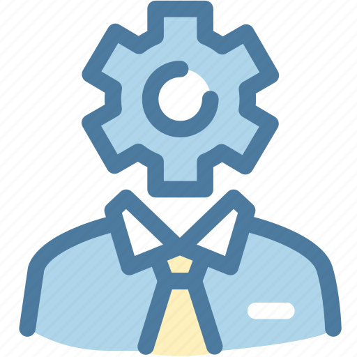 Customer service, gear, head, productivity, seo expert, seo specialist, support icon - Download on Iconfinder