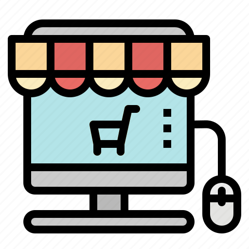 Basket, computer, ecommerce, online, store icon - Download on Iconfinder