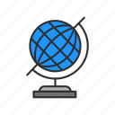 globe, map, network, world