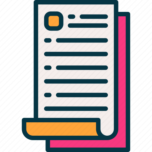 Document, file, page, sheet, contract icon - Download on Iconfinder