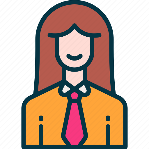 Employee, women, person, leadership, manager icon - Download on Iconfinder
