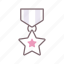 achievement, award, medal 