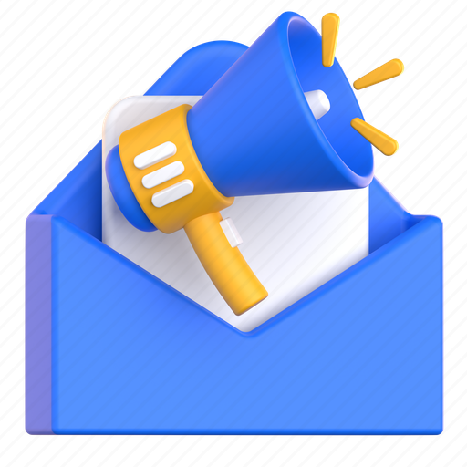 Email, marketing, seo, communication, finance, advertising, letter 3D illustration - Download on Iconfinder