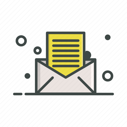File, letter, mail, newsletter, text icon - Download on Iconfinder