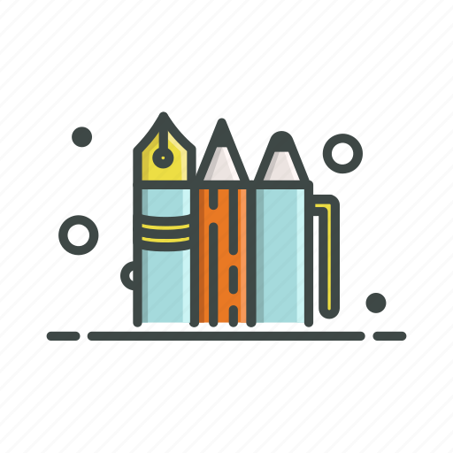 Ballpoint, crayon, pen, pencil, tools, writing icon - Download on Iconfinder