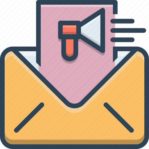 Email, email marketing, marketing, online, promotion, publicity, strategy icon - Download on Iconfinder