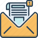 communication, envelope, inbox, inbox message, message, notification, reminder
