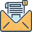 communication, envelope, inbox, inbox message, message, notification, reminder 