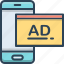 advertisement, blurb, mobile, reclame, smartphone, sponsored, sponsored ads 