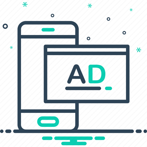 Ads, advertisement, mobile, reclame, smartphone, sponsored, sponsored ads icon - Download on Iconfinder