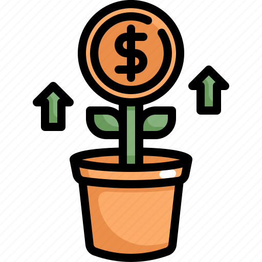 Dollar, finance, growth, money, profit, tree icon - Download on Iconfinder