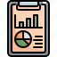 analytics, chart, clipboard, finance, graph, report, statistics 