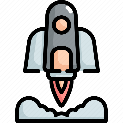 Launch, project, rocket, spaceship, start, startup icon - Download on Iconfinder