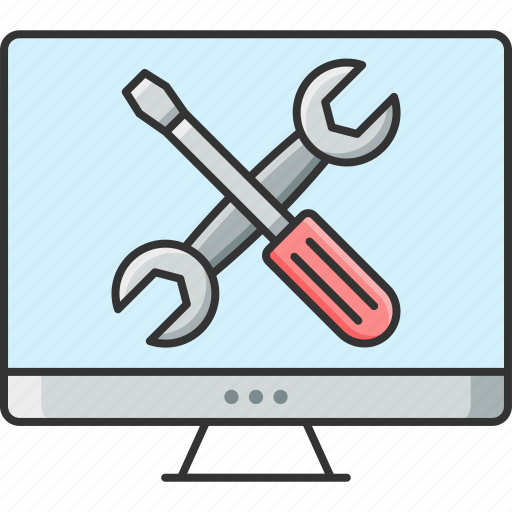 Maintenance, monitor, online, screw, seo, service, spanner icon - Download on Iconfinder