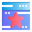 bookmark, rating, star, web, web ranking 