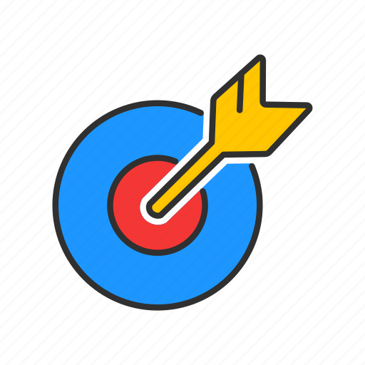 Bulls eye, goal, marketing, target icon - Download on Iconfinder