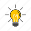 bulb, electricity, idea, light 