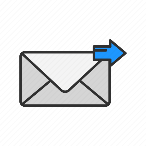 Mail, message, outgoing message, send email icon - Download on Iconfinder