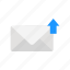 envelope, letter, sending mail, sending message 