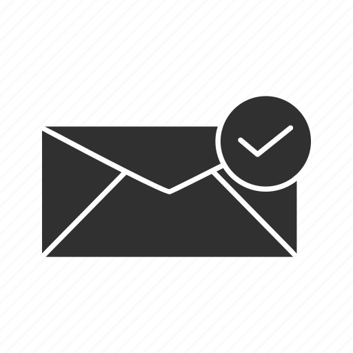 Check, envelope, letter, mail delivered icon - Download on Iconfinder