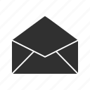 envelope, letter, mail, open envelope