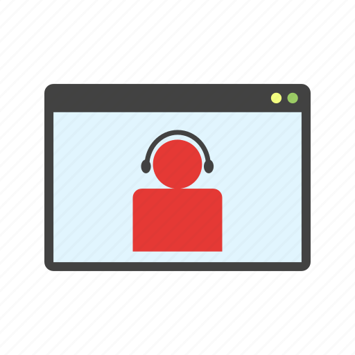 Call, chat, communication, conference, laptop, meeting, video icon - Download on Iconfinder