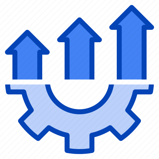 Up, gear, business, analysis, growth, arrow, marketing icon - Download on Iconfinder