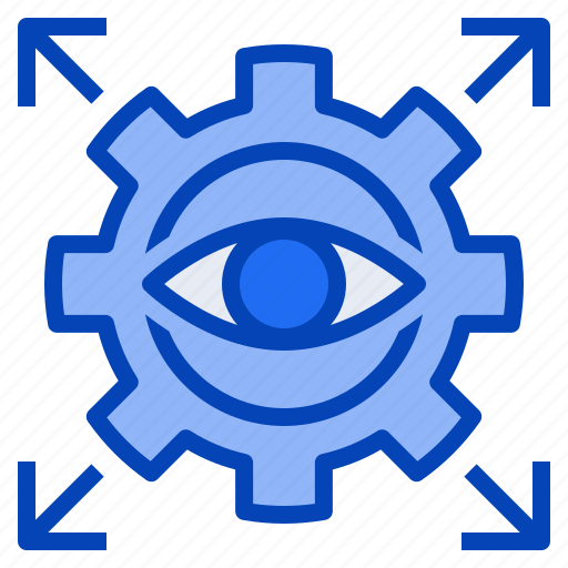 Vision, gear, business, opportunity, growth, eye, marketing icon - Download on Iconfinder