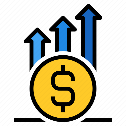 Cost, growth, dollar, marketing, graph, money, business icon - Download on Iconfinder