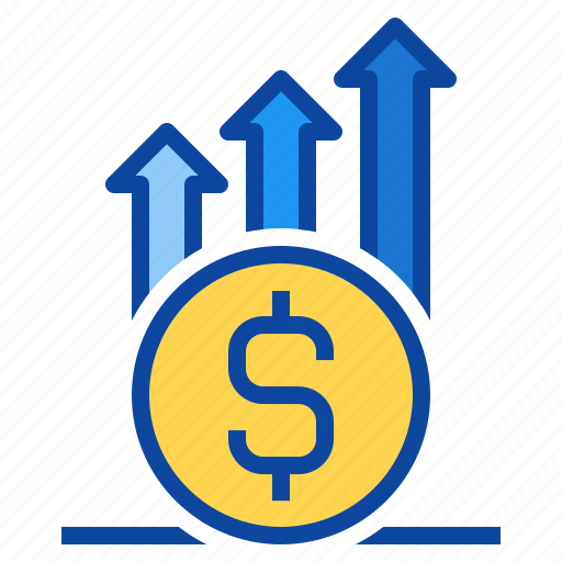 Graph, growth, money, dollar, business, marketing, cost icon - Download on Iconfinder