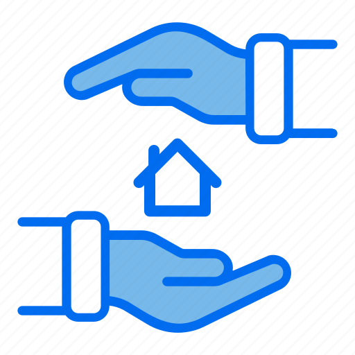 Hand, real, estate, protection, investation icon - Download on Iconfinder