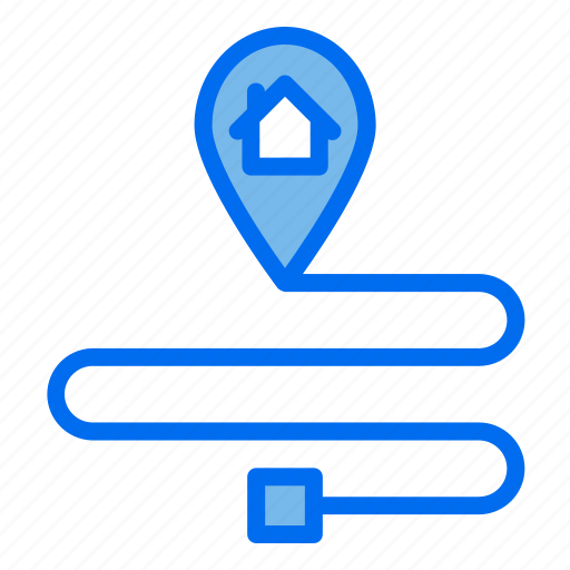 Map, road, real, estate, direction icon - Download on Iconfinder