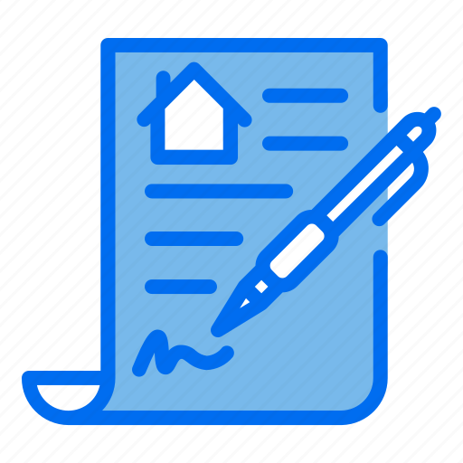Property, agreement, document, house, investation icon - Download on Iconfinder