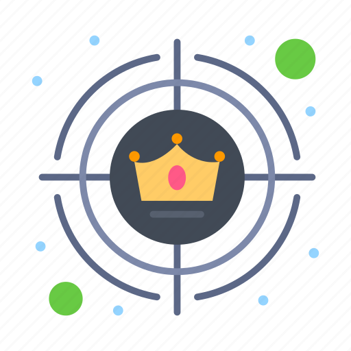 Business, crown, position, target icon - Download on Iconfinder