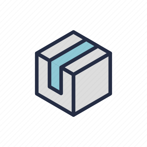 Box, delivery, marketplace, package, packet, shipment, stuffs icon - Download on Iconfinder