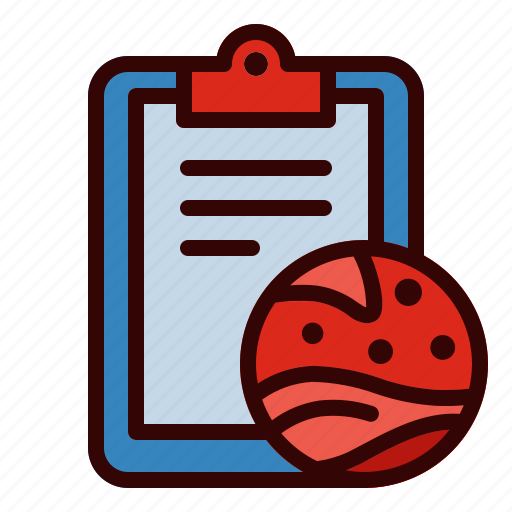 Report, analysis, mars, clipboard, space, exploration, perseverance icon - Download on Iconfinder