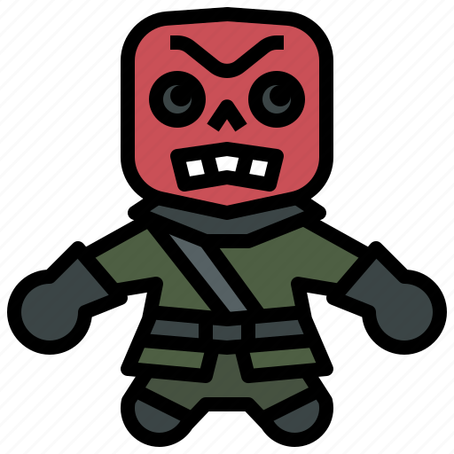 Avangers, avatars, gartoon, hero, marvel, red, skull icon - Download on Iconfinder