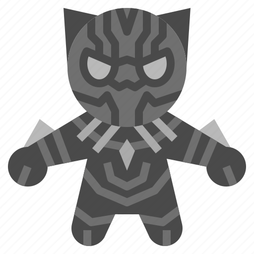Avangers, avatars, black, gartoon, hero, marvel, panther icon - Download on Iconfinder