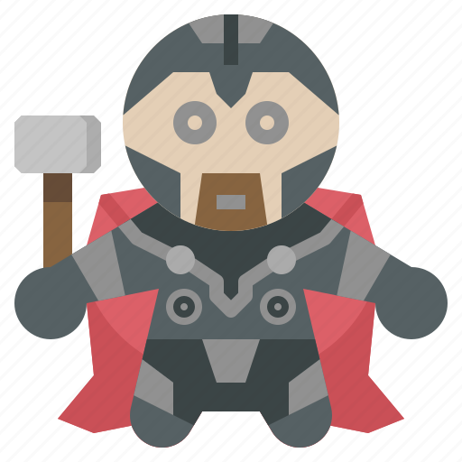Avangers, avatars, gartoon, hero, marvel, thor icon - Download on Iconfinder