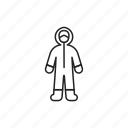 protective, suit, worker