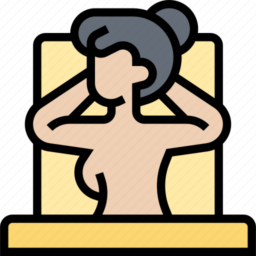Customer, female, spa, relaxation, treatment icon - Download on Iconfinder